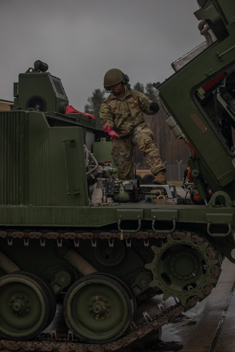 M270A2 rocket launcher in Europe