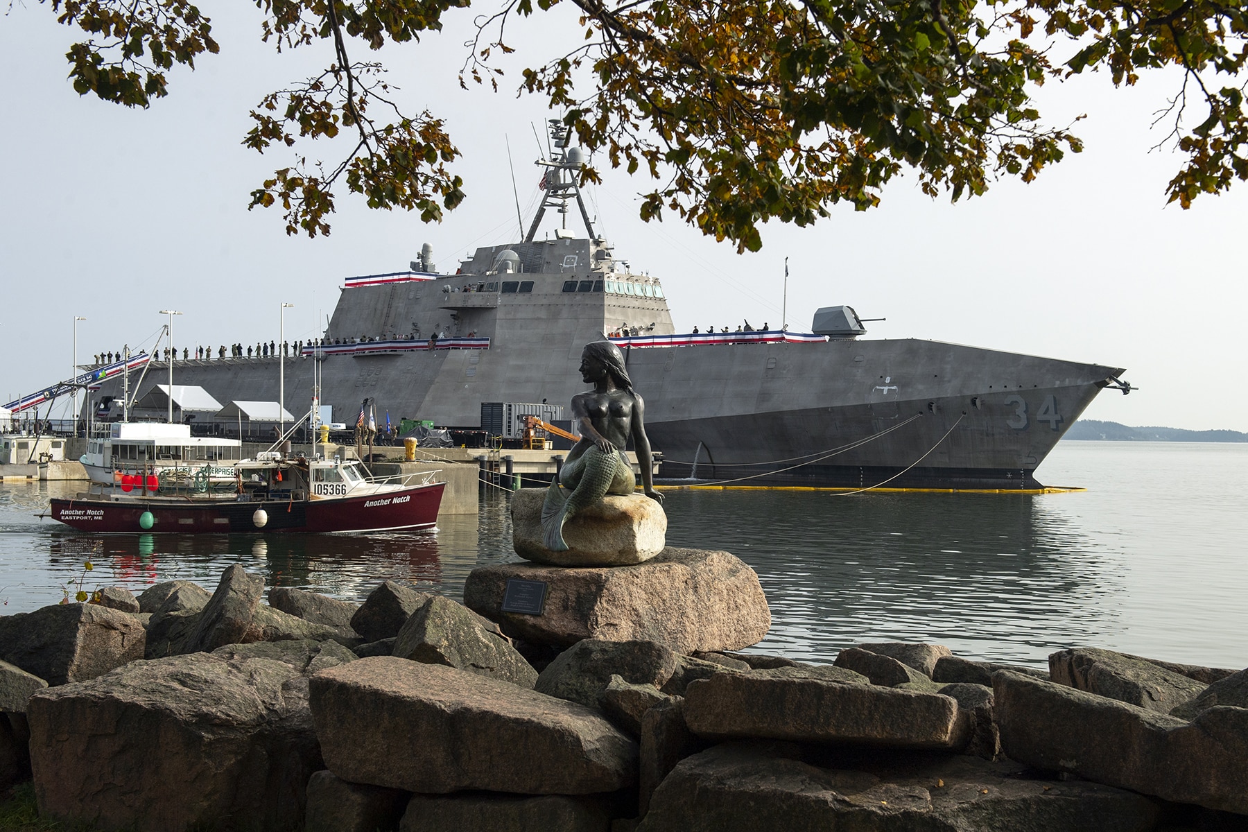 The US Navy has commissioned the new Independence-class littoral combat ship USS Augusta