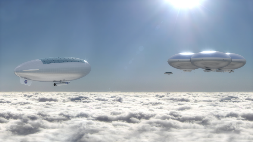 NASA планирует использовать дирижабли на солнечных батареях для исследования Венеры