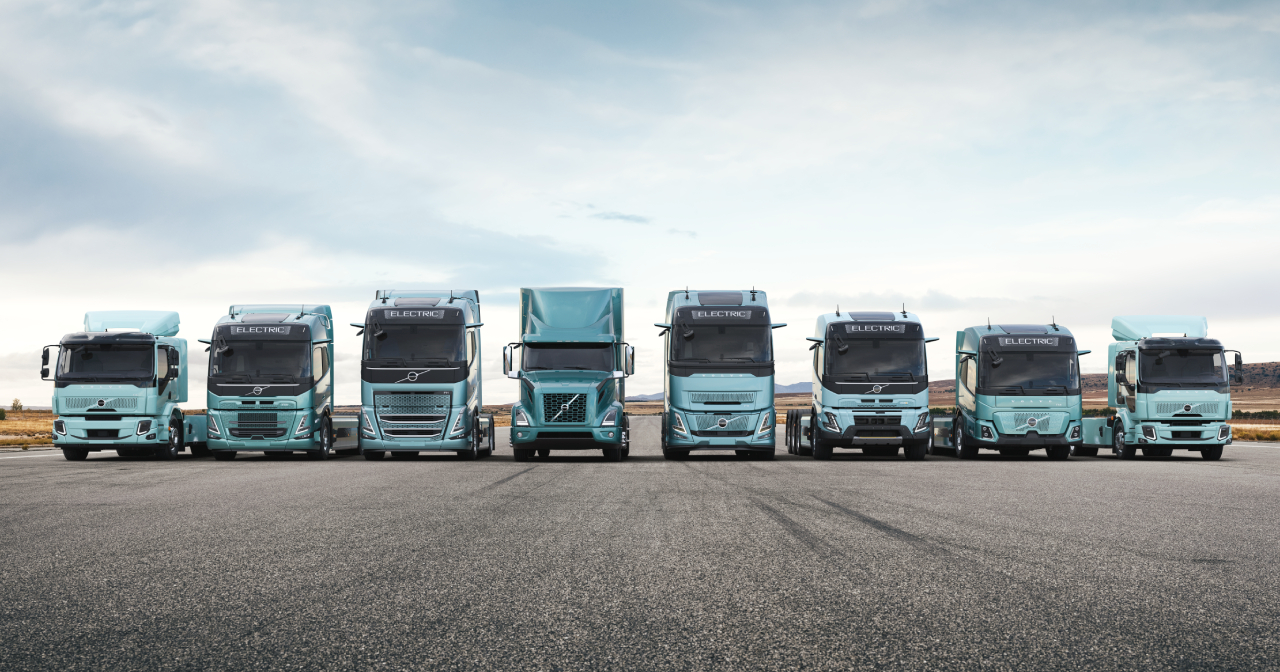 Електричний модельний ряд Volvo Trucks