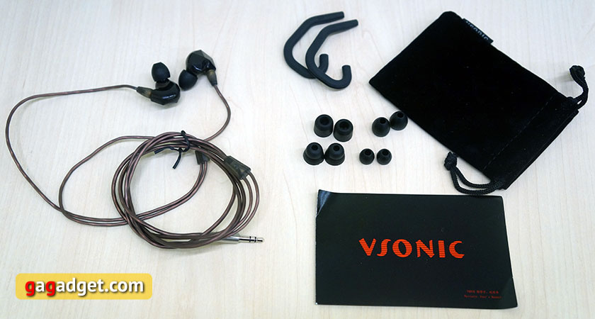 Обзор внутриканальных динамических наушников Vsonic VSD3 и VSD3S-3