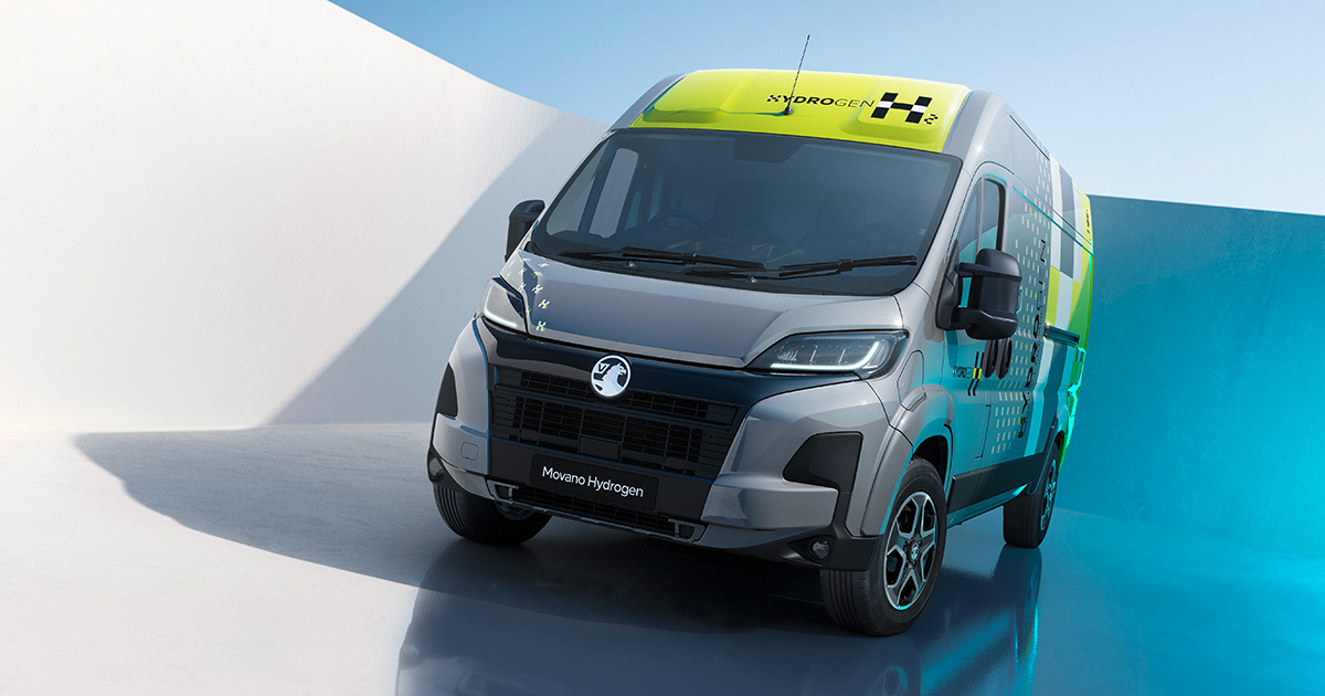 Intérieur du Movano Hydrogen de Vauxhall
