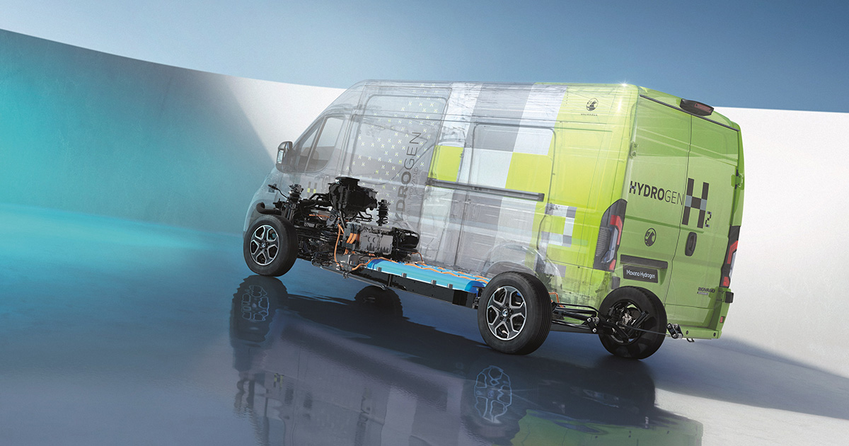 Détails du design du Vauxhall Movano Hydrogen