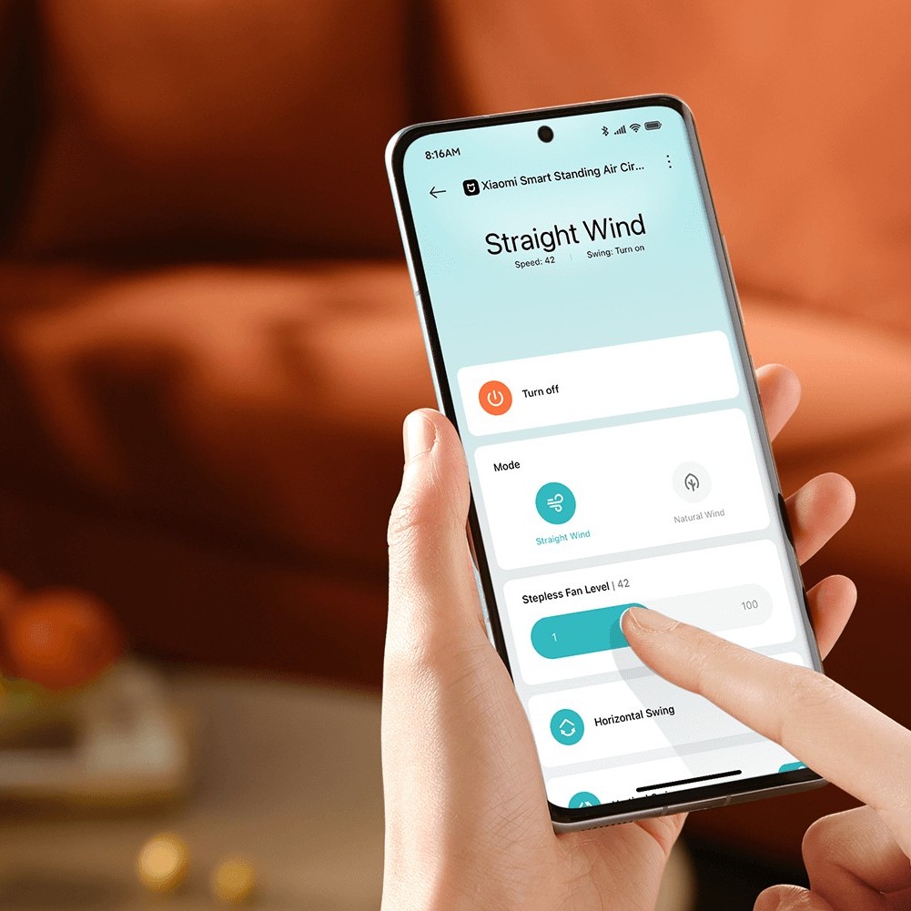 Приложение Xiaomi Home для управления вентилятором Smart Standing Air Circulation Fan Smart Standing Air Circulation Fan