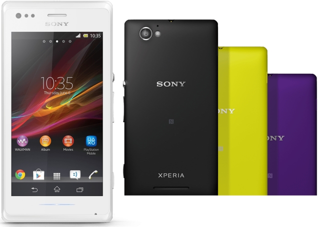 Недорогой смартфон Sony Xperia M поступает в российскую розницу