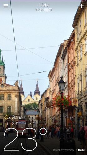 Приложения для iOS. Обзор Yahoo! Weather-7