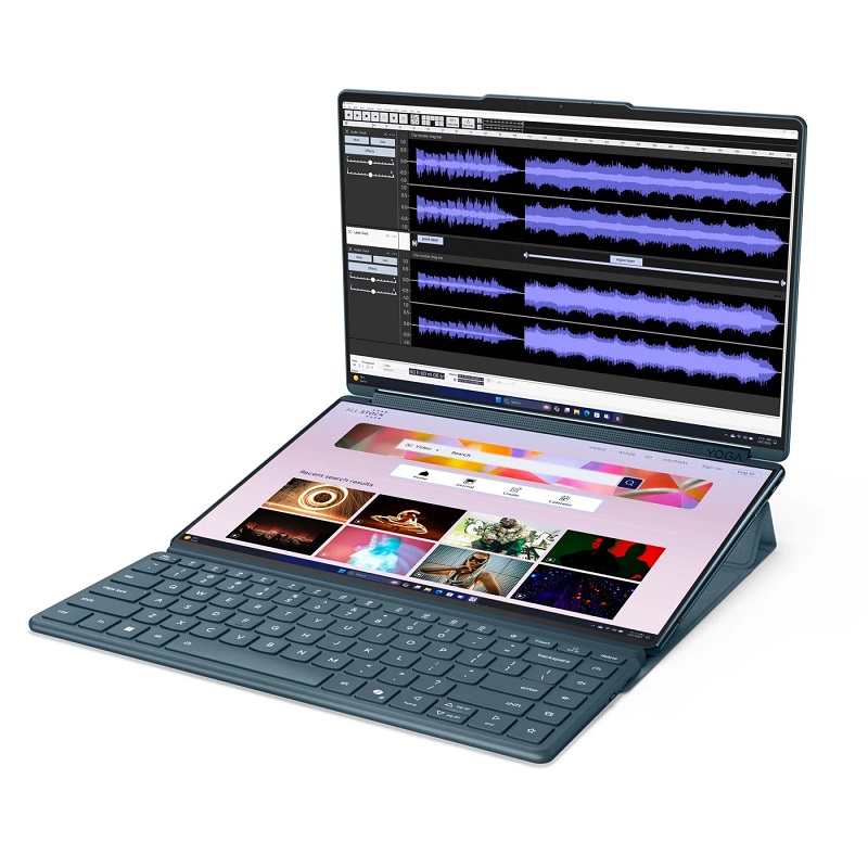 Le Yoga Book 9i affiche un design unique