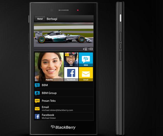 BlackBerry анонсировала свой бюджетный смартфон Z3