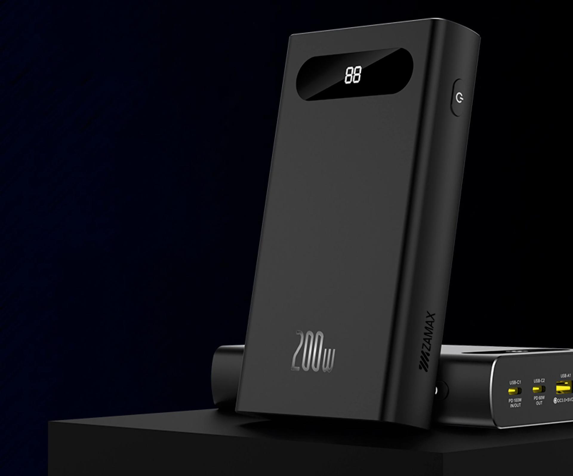 ZAMAX Flash Power Bank: внешний аккумулятор на 20 000 мАч мощностью в 200 Вт за 3 499 гривен с бесплатной доставкой