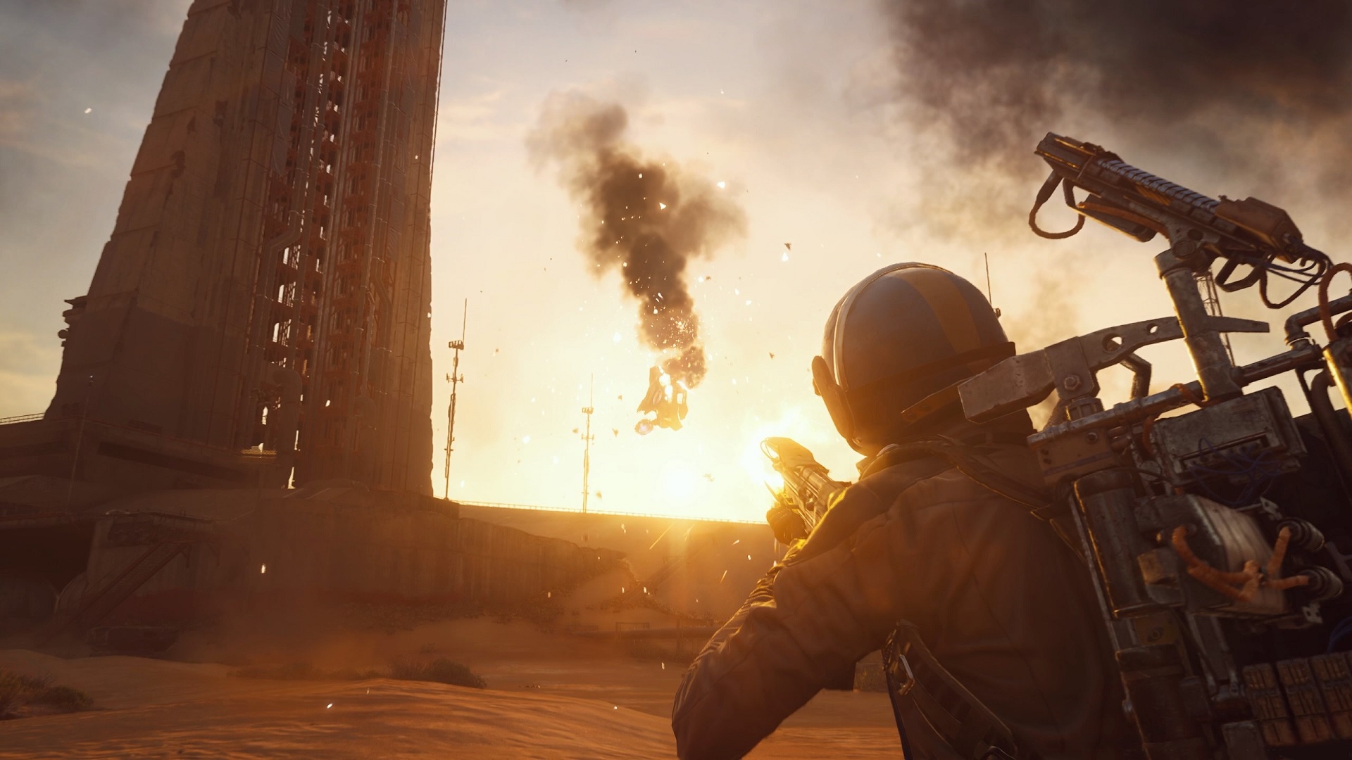 Coucher de soleil à Arc Raiders