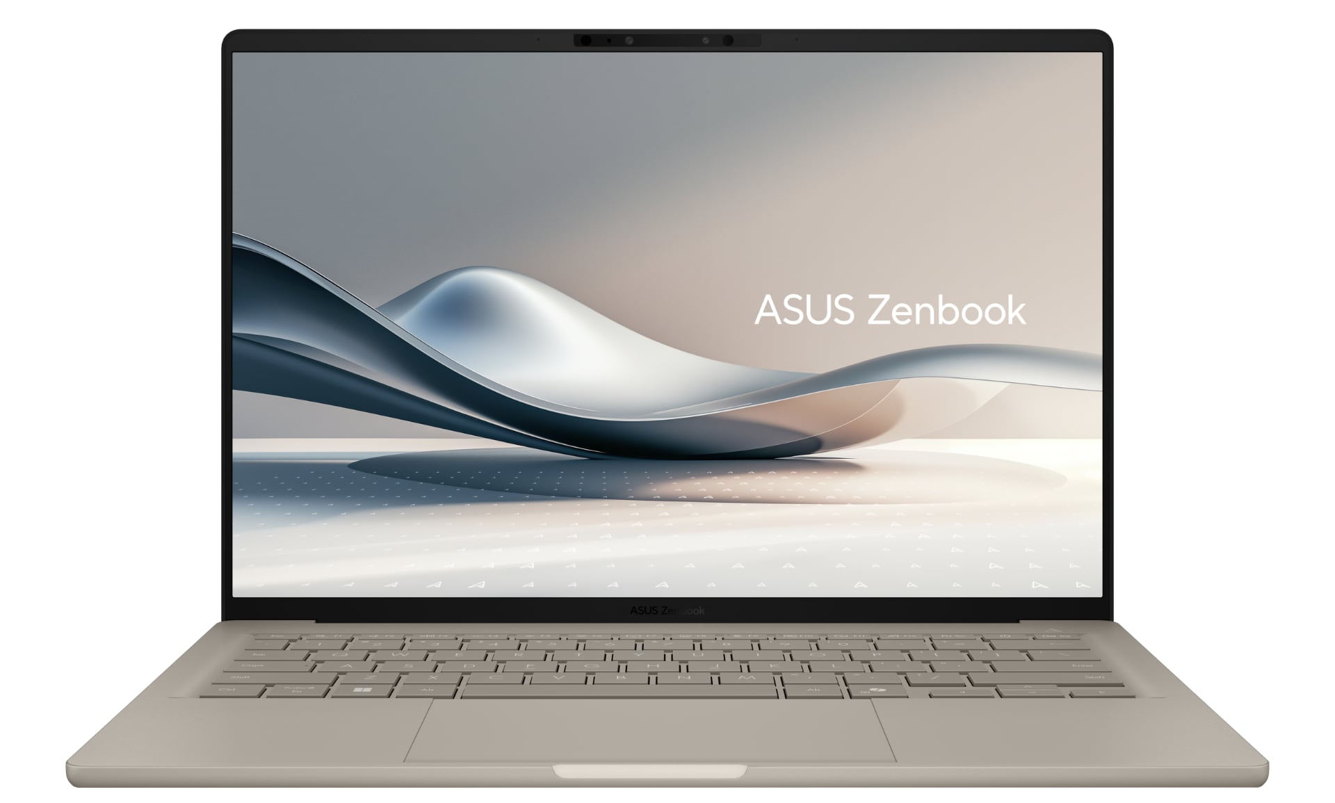 Zenbook A14, вид спереди. Иллюстрация: ASUS