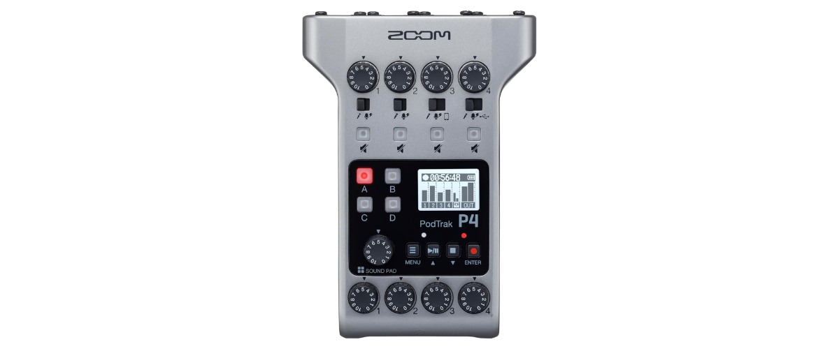 Zoom PodTrak P4 Enregistreur portable de podcasts
