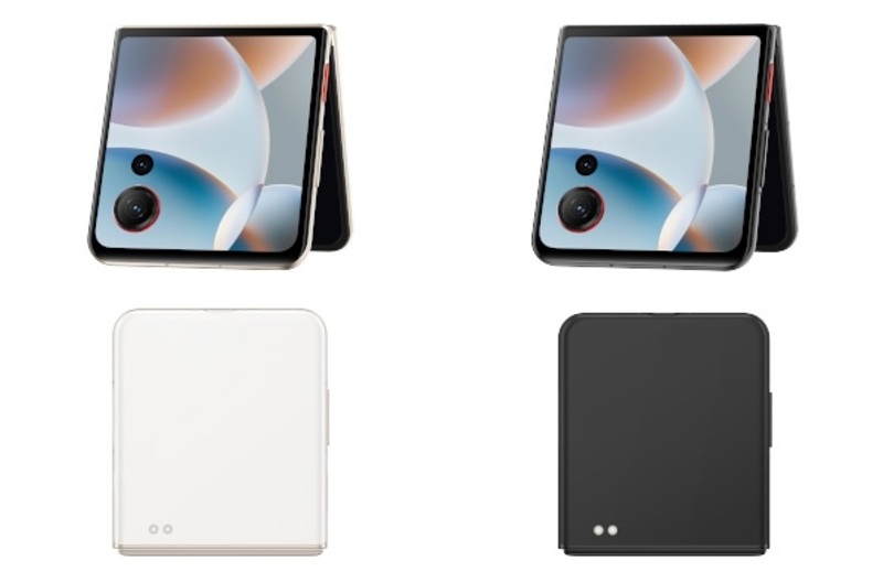 ZTE Nubia Flip3 Model at the Exhibition