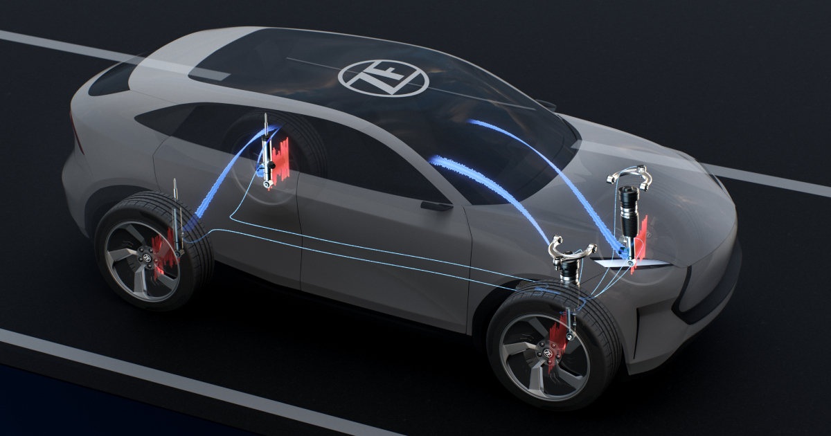 Презентація технології зниження шуму ZF на CES 2026