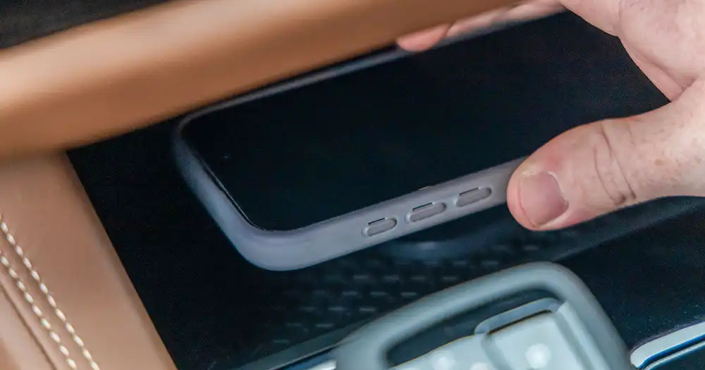 Nissan SUV with Qi2 wireless charging