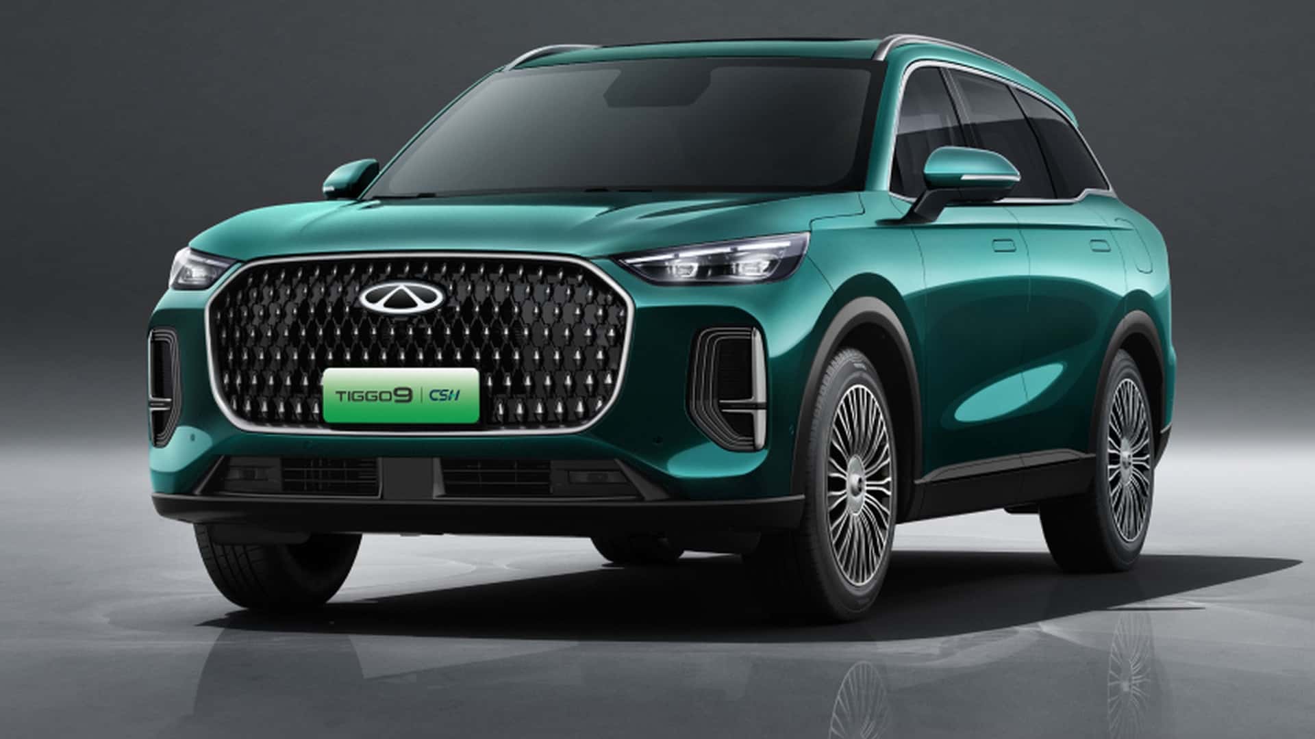 Chery Tiggo 9 вид сзади