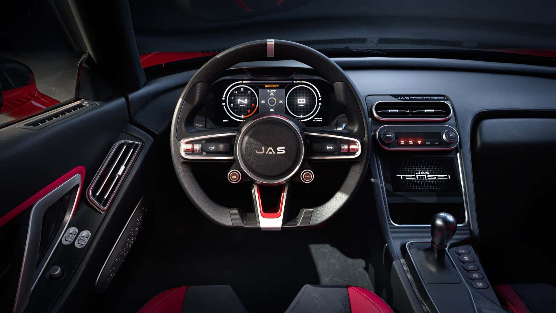 Вид інтер'єру автомобіля JAS Tensei