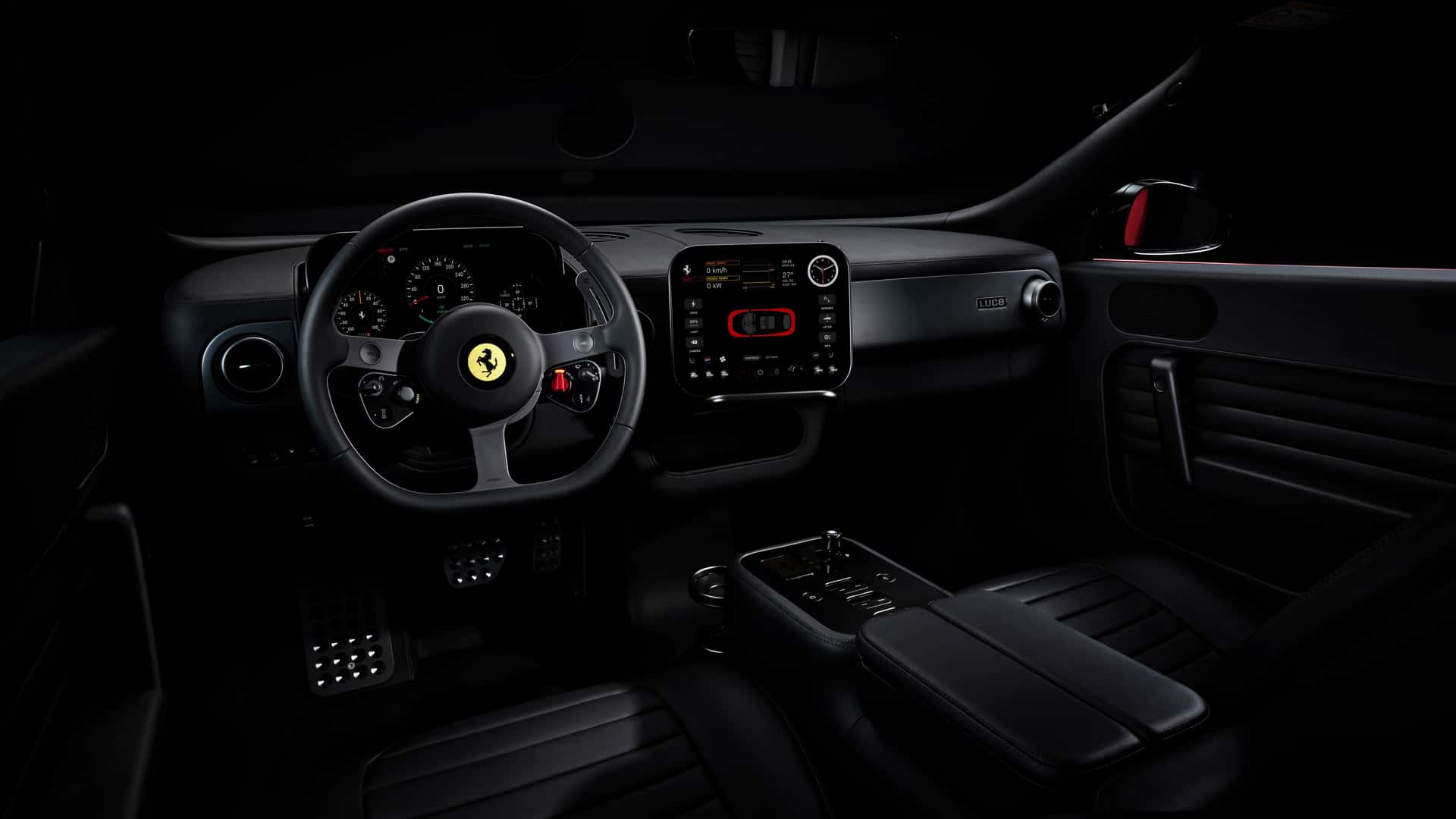 Bold design of Ferrari Luce