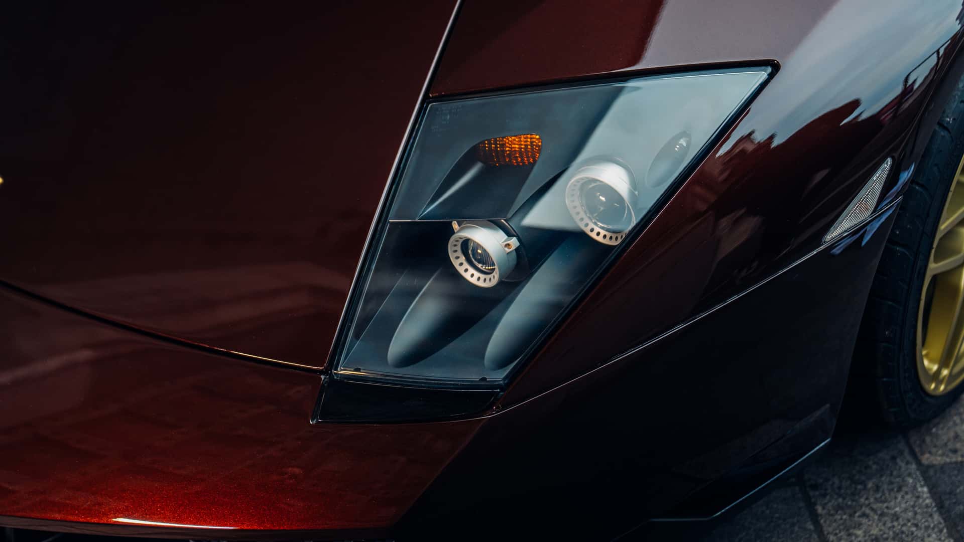 Lamborghini Murciélago LP 670-4 SuperVeloce в движении