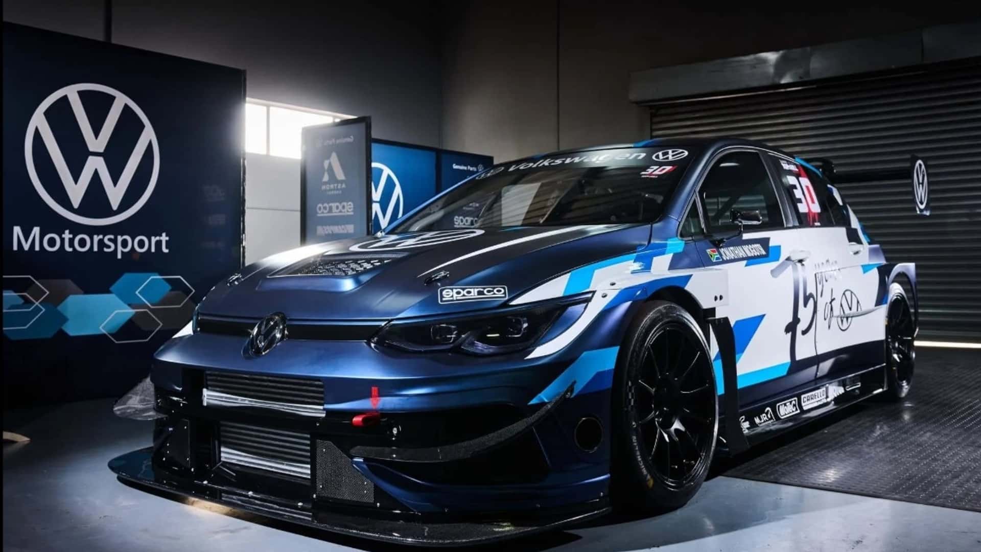 Volkswagen Golf восьмого поколения для горных гонок