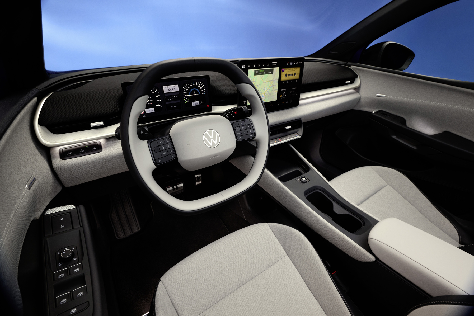 Interior of the new Volkswagen ID. Polo