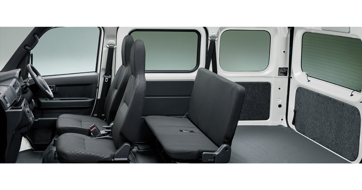 Rear view Toyota Pixis Van BEV