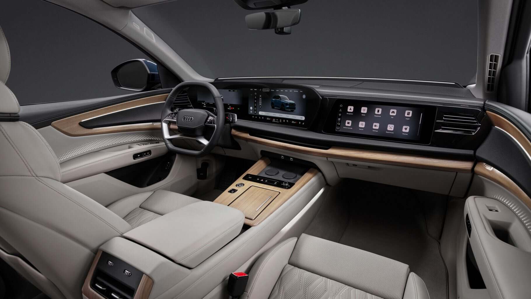 Audi Q7 2027: вид сбоку