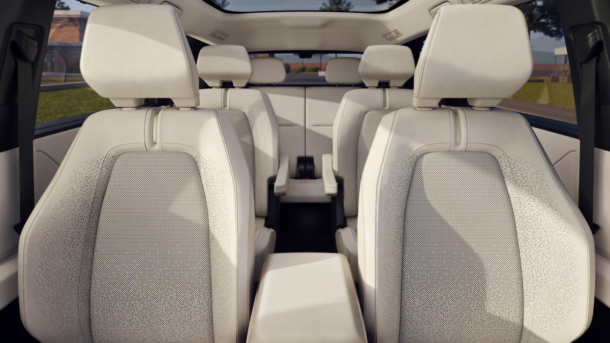Electric Toyota Highlander 2027 interior view 2