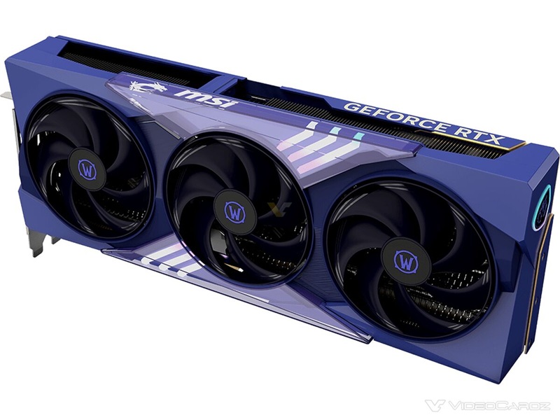 MSI GeForce RTX 5070 in dark blue