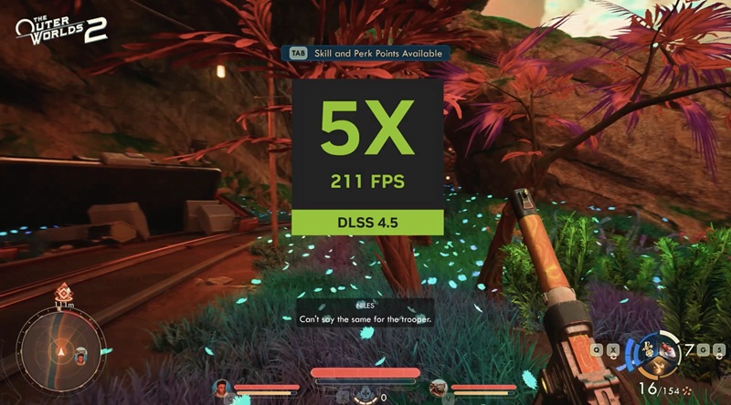 Dynamic Multi Frame Generation 6X: creating additional frames to increase frequency