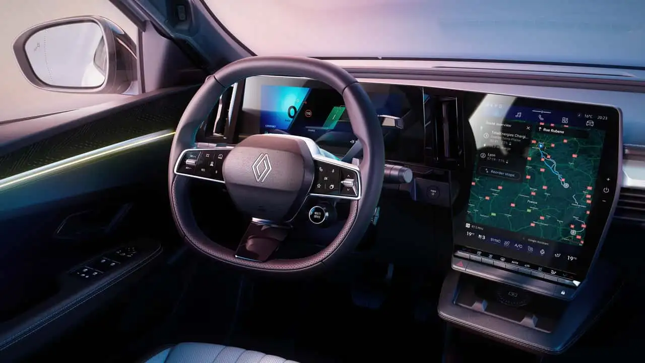 Renault Scenic E-Tech деталі салону