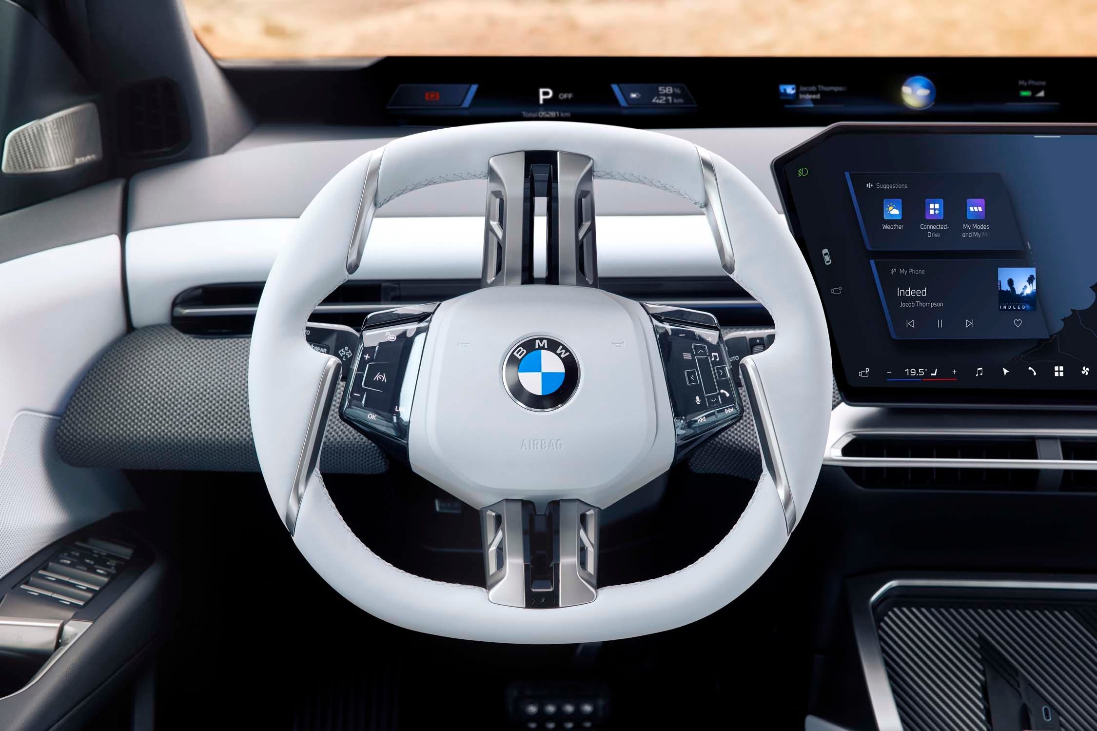 Полускрытые ручки дверей BMW iX3
