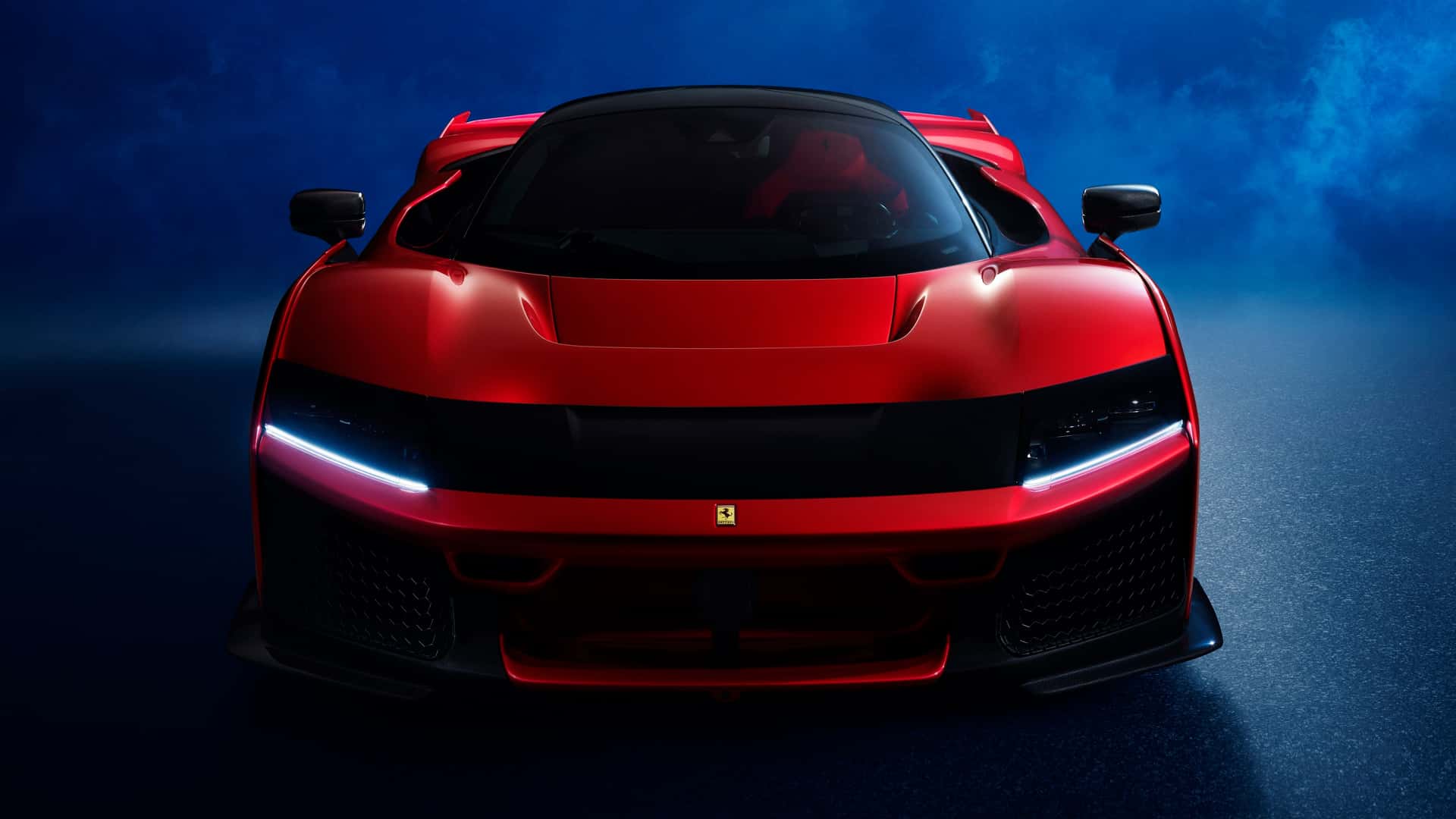 Detailed Ferrari F80 engine