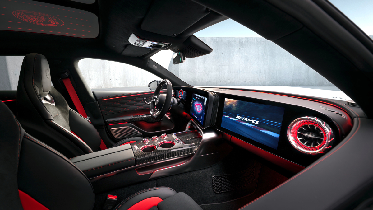 Цифровая панель Mercedes-AMG GT 4-Door Coupe