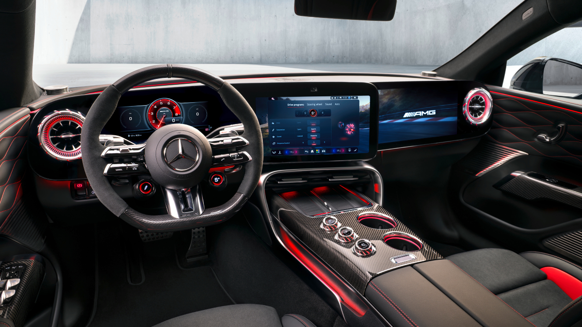 Детали интерьера Mercedes-AMG GT 4-Door Coupe