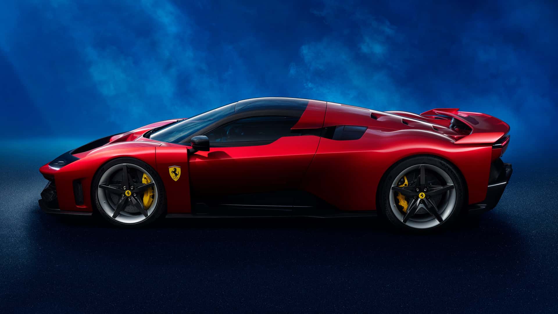 Ferrari F80 detailed interior view