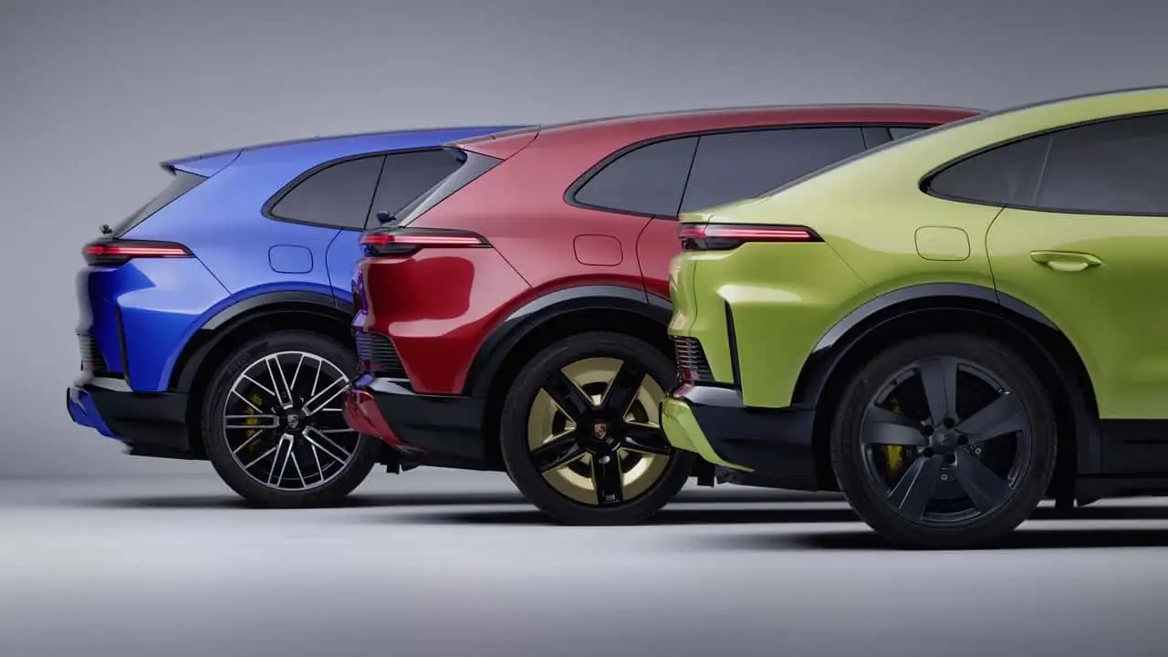 Porsche Cayenne Electric 2027 - боковой вид