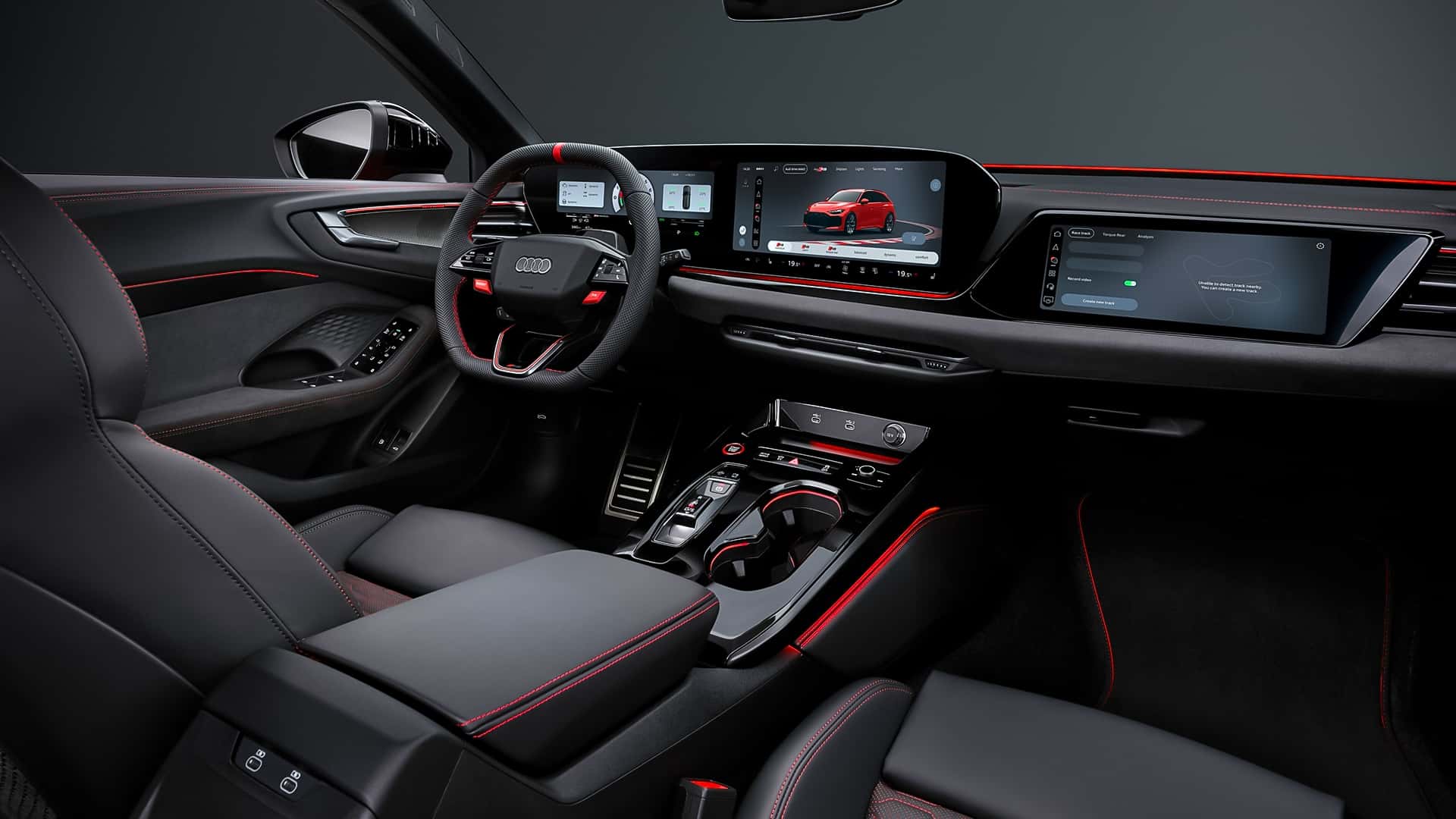 Audi RS5 2026 центральная консоль