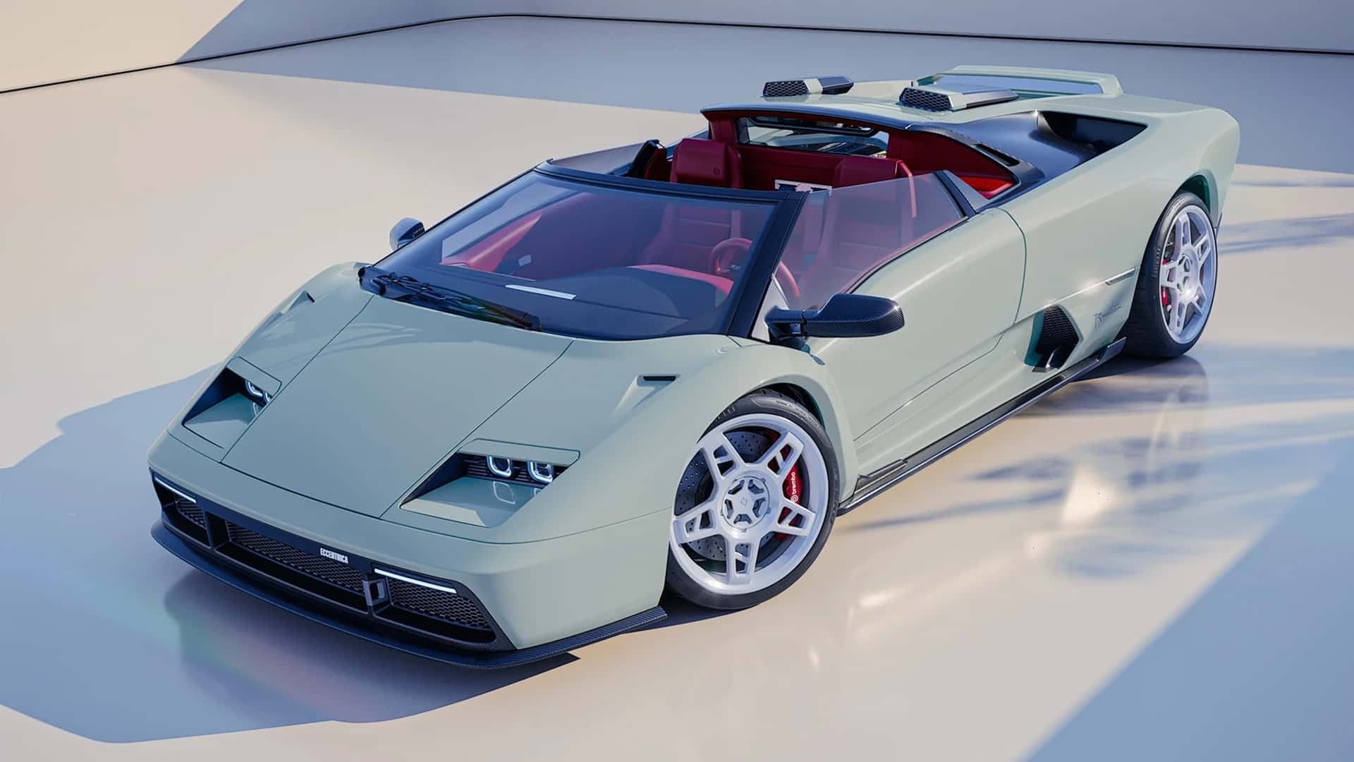 Боковий вид Eccentrica V12 Roadster
