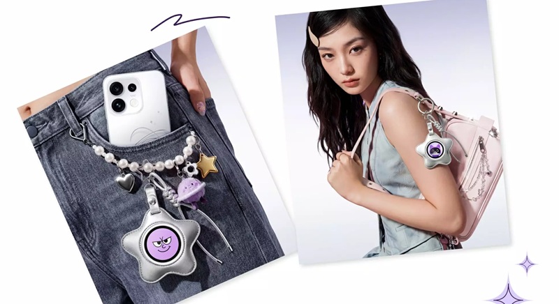 Oppo's case accessory converts the Bubble into a keychain when not in use.