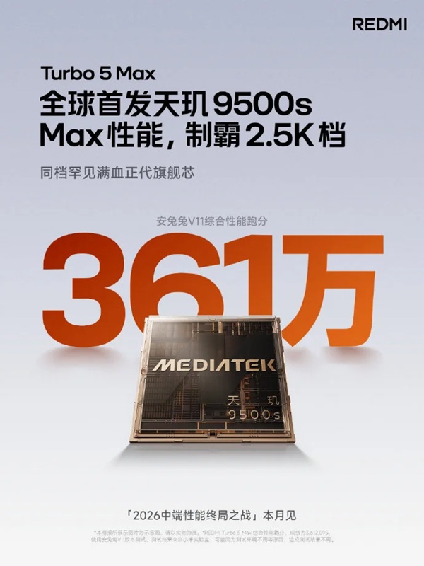 MediaTek Dimensity 9500s Processor