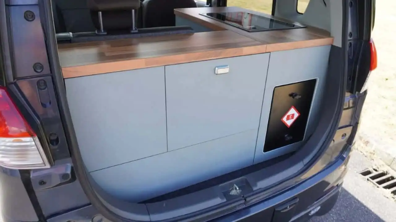 Detailed view of microcamper features