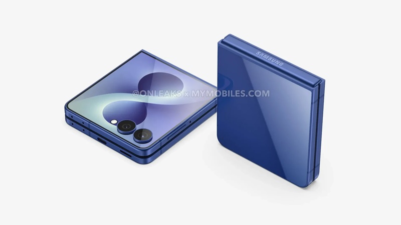 Rendu CAO du Galaxy Z Flip 8 - Vue 2