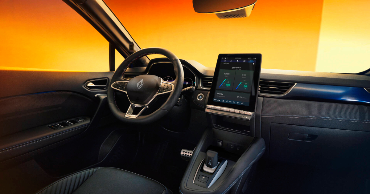 Interior of Renault Captur Eco-G 120
