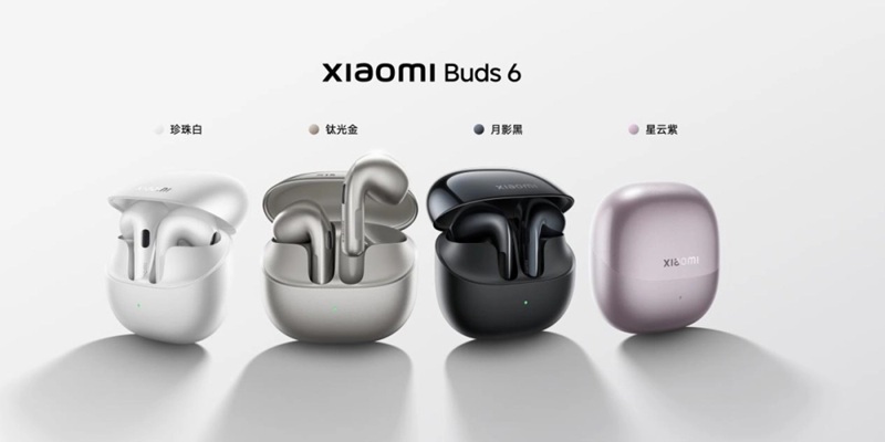 Xiaomi Buds 6 wireless earphones