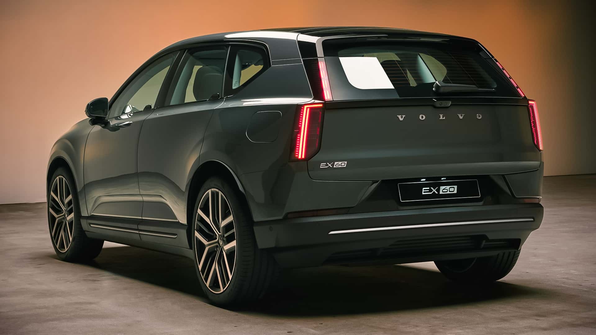 Rear part of the Volvo EX60