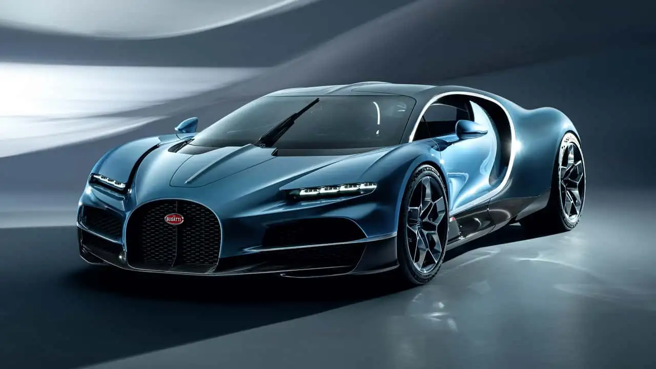 Аэродинамическое исследование Bugatti Tourbillon