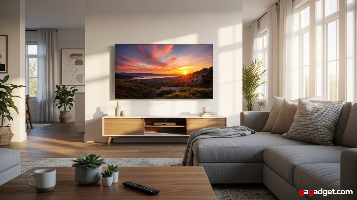 TV 4K 55 pouces salon