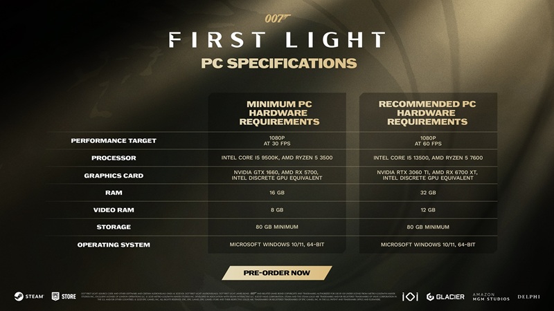 Image of the spy action game 007 First Light