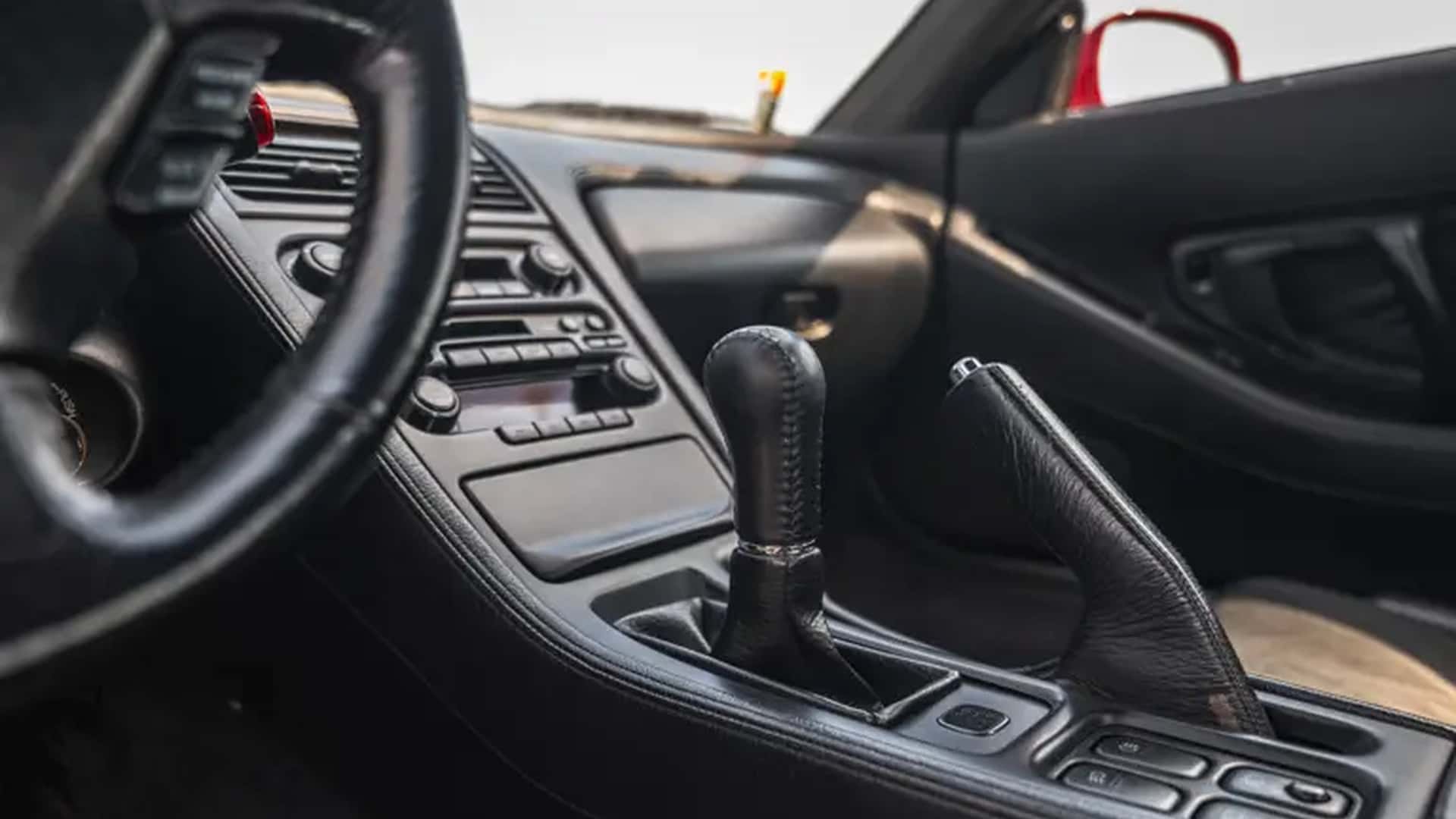 Honda NSX, вигляд з боку водія